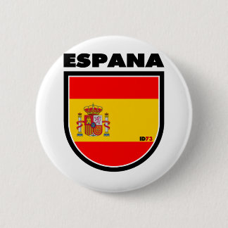 Spain 6 Cm Round Badge