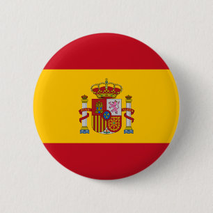 spain 6 cm round badge