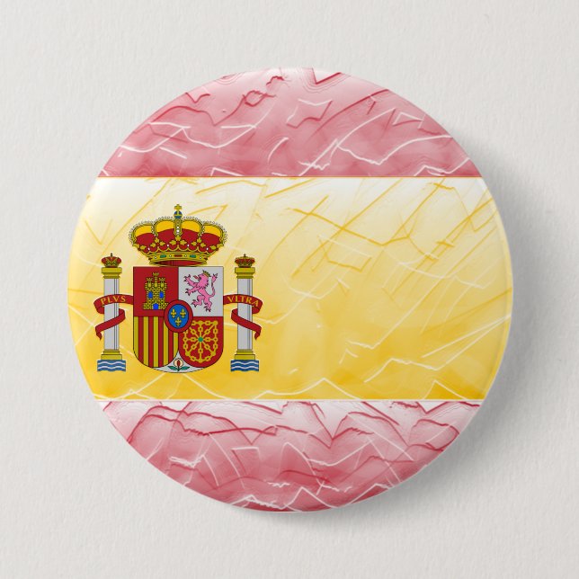 Spain 7.5 Cm Round Badge (Front)