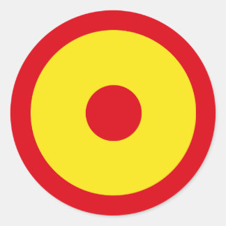 Spain Air Force Roundel Classic Round Sticker