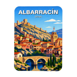 Spain Albarracín Postcard Magnet