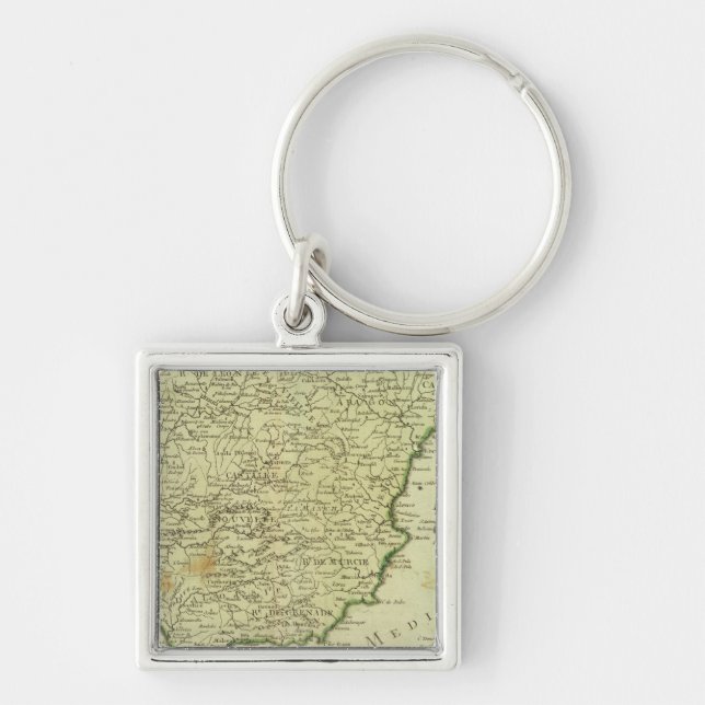 Spain and Portugal 12 Key Ring (Front)