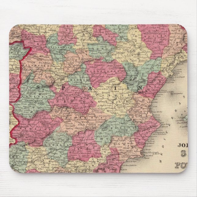 Spain and Portugal 13 Mouse Pad (Front)