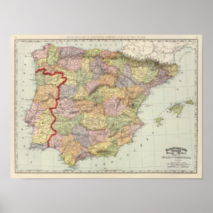 Spain and Portugal 14 Poster