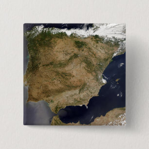 Spain and Portugal 15 Cm Square Badge