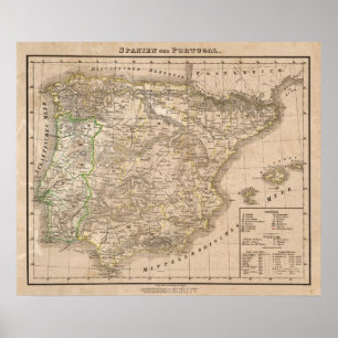 Spain and Portugal 20 Poster