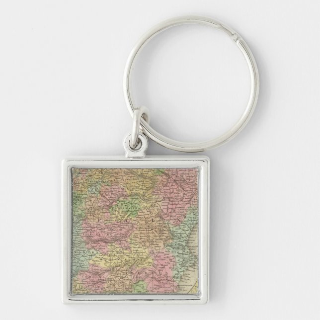 Spain And Portugal 2 Key Ring (Front)