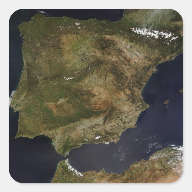 Spain and Portugal 3 Square Sticker (Front)