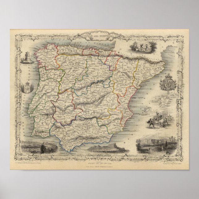 Spain and Portugal 4 Poster (Front)