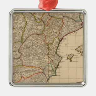 Spain and Portugal 5 Metal Tree Decoration