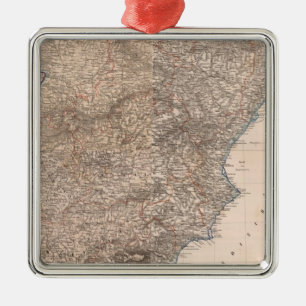 Spain and Portugal 7 Metal Ornament