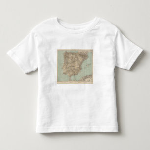Spain And Portugal Atlas Map Toddler T-Shirt
