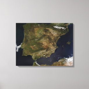 Spain and Portugal Canvas Print