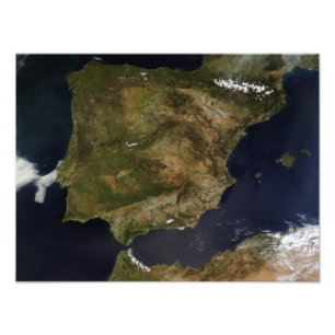 Spain and Portugal Photo Print