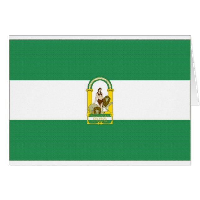 Spain Andalucia Flag (Front Horizontal)