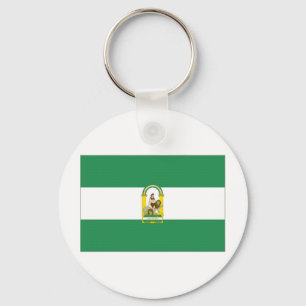 Spain Andalucia Flag Key Ring