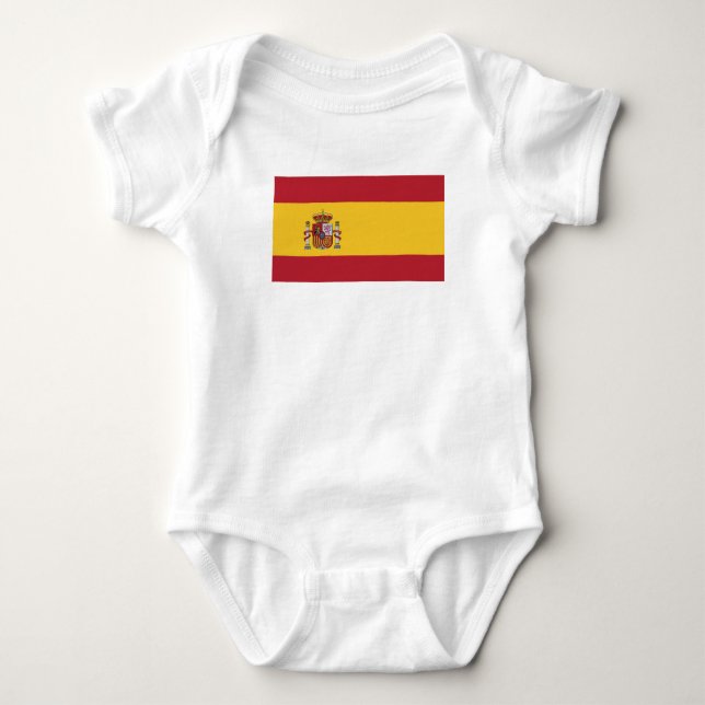 Spain Baby Bodysuit (Front)