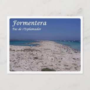 Spain - Balearic Islands - Formentera - Postcard