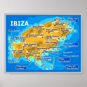 Spain - Balearic Islands - Ibiza - Eivissa - Poster