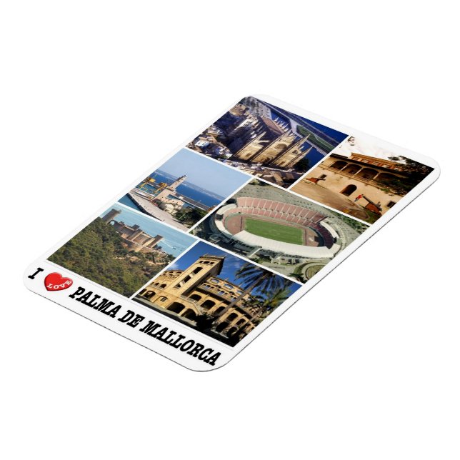 Spain - Balearic Islands - Majorca - I Love - Magn Magnet (Left Side)