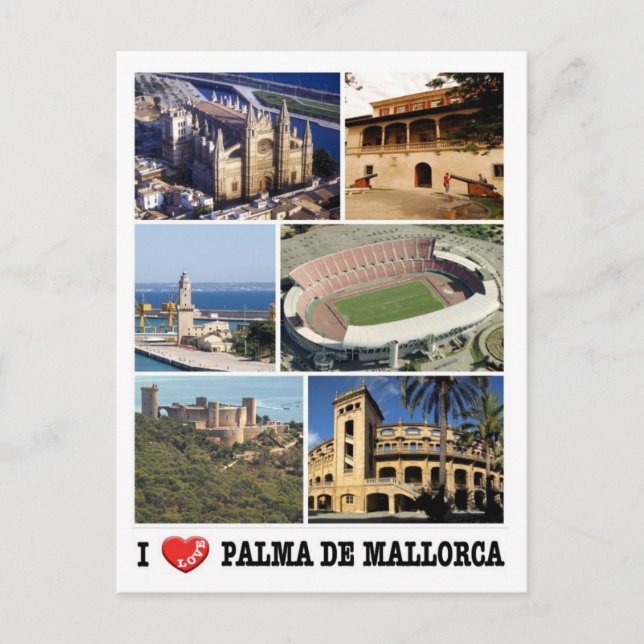 Spain - Balearic Islands - Majorca - I Love - Postcard (Front)