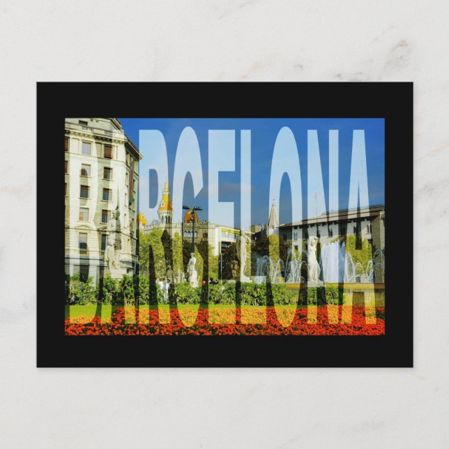 spain BARCELONA Postcard (Front)