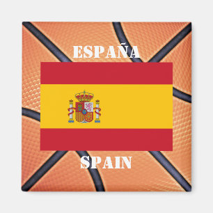 Spain Basketball Team Magnet