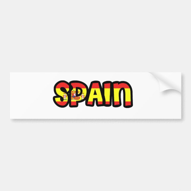 Spain Bumper Sticker (Front)