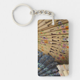 Spain, Cadiz Province, Seville. Historic Santa Key Ring