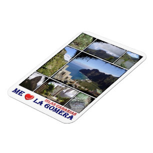 Spain - Canary Islands - La Gomera - I Love - Magn Magnet
