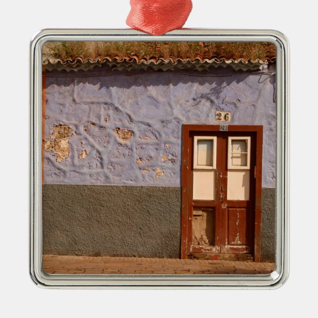 Spain, Canary Islands, Tenerife, villa Metal Tree Decoration (Front)