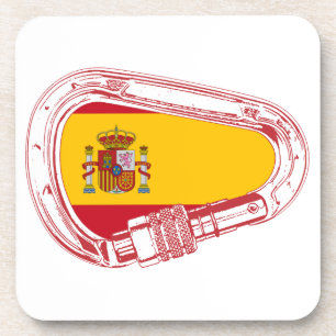 Spain Carabiner Flag Coaster