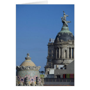 Spain, Catalonia, Barcelona. Barcelona roof top 2