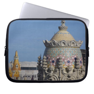 Spain, Catalonia, Barcelona. Barcelona roof top Laptop Sleeve