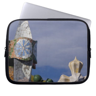 Spain, Catalonia, Barcelona. Casa Batllo (1906). 3 Laptop Sleeve