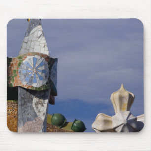 Spain, Catalonia, Barcelona. Casa Batllo (1906). 3 Mouse Pad