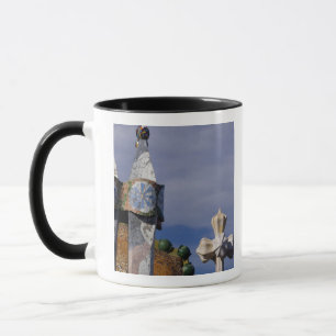 Spain, Catalonia, Barcelona. Casa Batllo (1906). 3 Mug