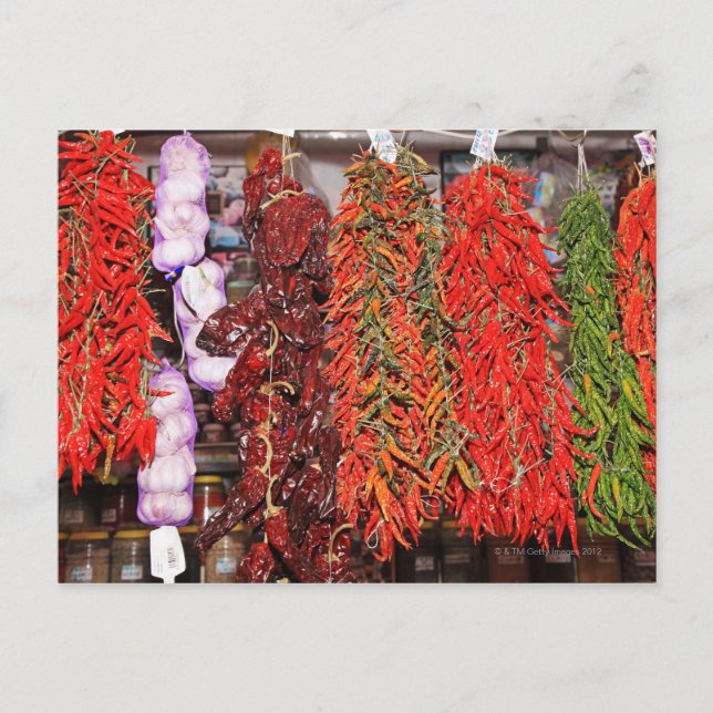 Spain, Catalonia, Barcelona, La Boqueria Market Postcard (Front)