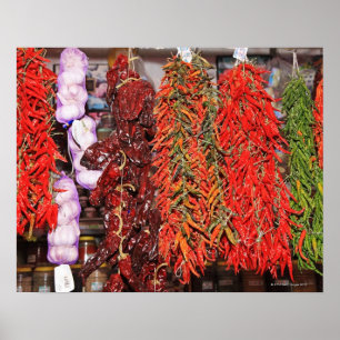 Spain, Catalonia, Barcelona, La Boqueria Market Poster