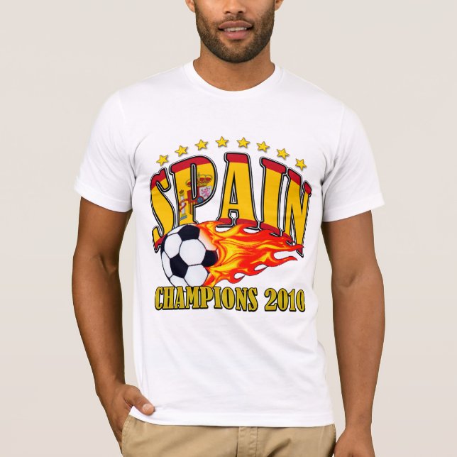 Spain Champions 2010 T-Shirt (Front)