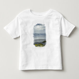 Spain Coastline with Yellow Flowers and Sun Beams Toddler T-Shirt