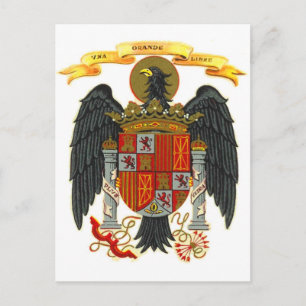 Spain Coat of Arms 1977 Postcard