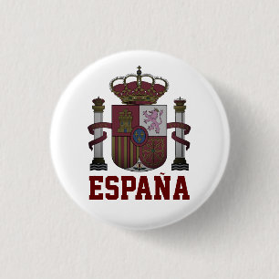 SPAIN Coat of Arms 3 Cm Round Badge