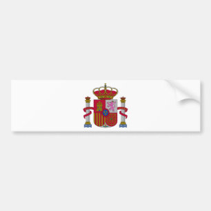 Spain coat of arms bumper sticker