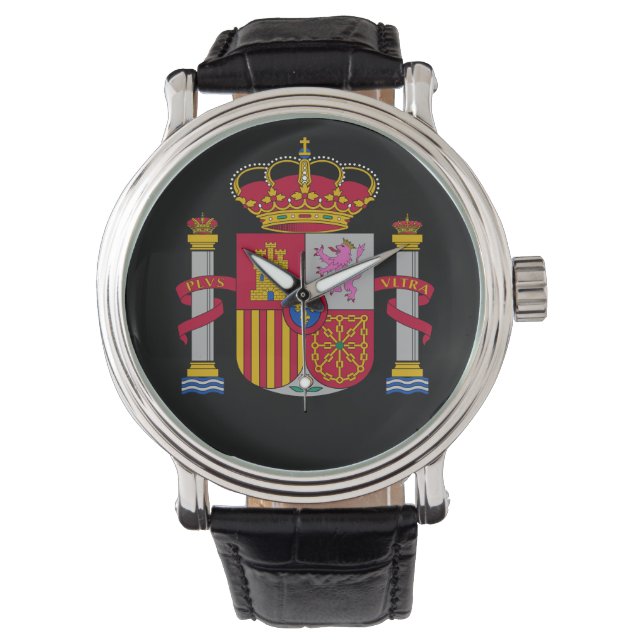 Spain* Coat of Arms Custom Watch (Front)