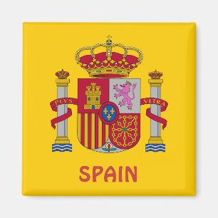 SPAIN* Coat of Arms Magnet