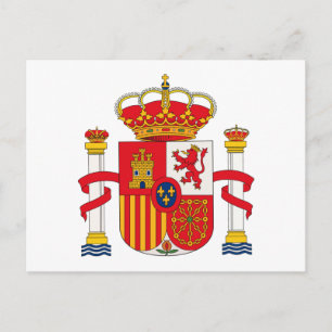 Spain Coat of Arms Postcard