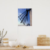 Spain, Consuegra, Castile-La Mancha Windmills Poster (Kitchen)