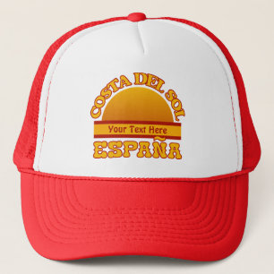 SPAIN Costa Del Sol custom hat - choose colour