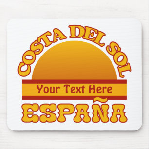 SPAIN Costa Del Sol custom mousepad